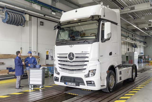 El Mercedes Benz Actros con los cambios introducidos ahora será un 6 por ciento más eficiente.